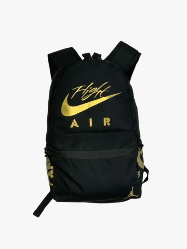 Morral Nike Air Flight – Negro con Dorado